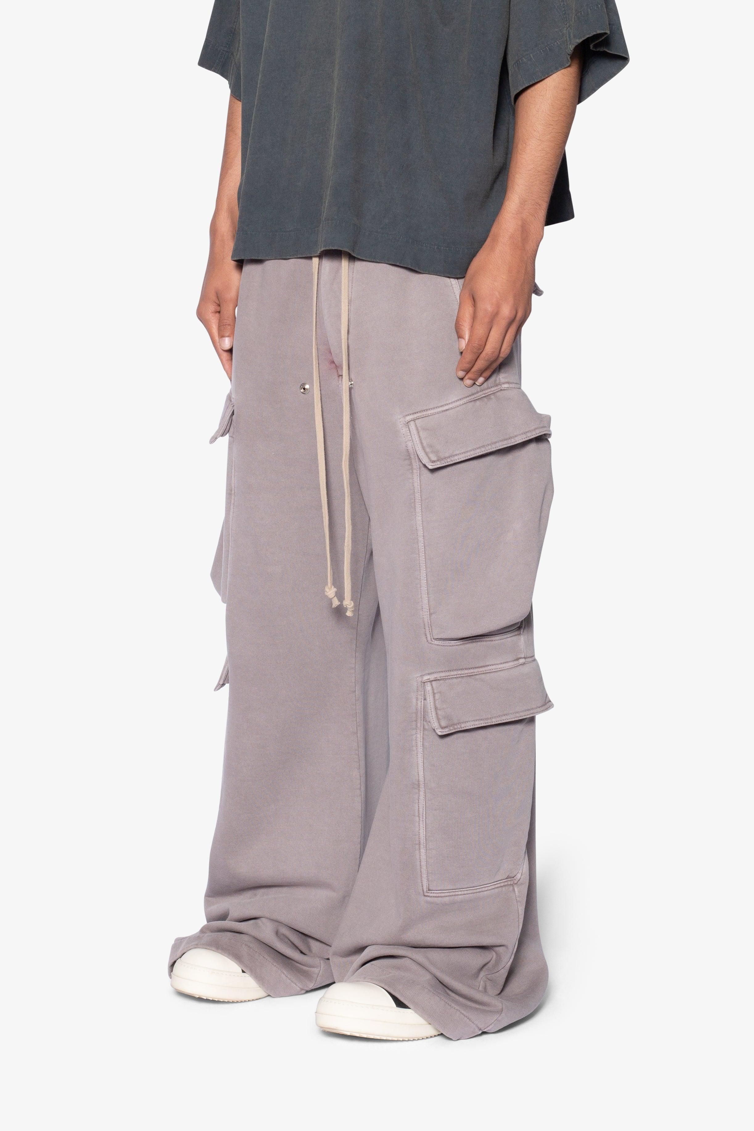 Rave Double Cargo Sweatpants - Washed Mauve Product Image