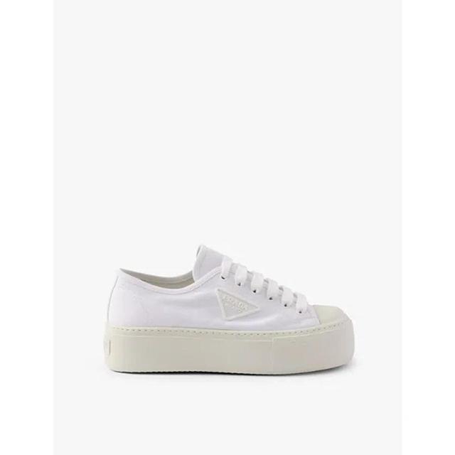 Lace-up Sneakers In White Product Image