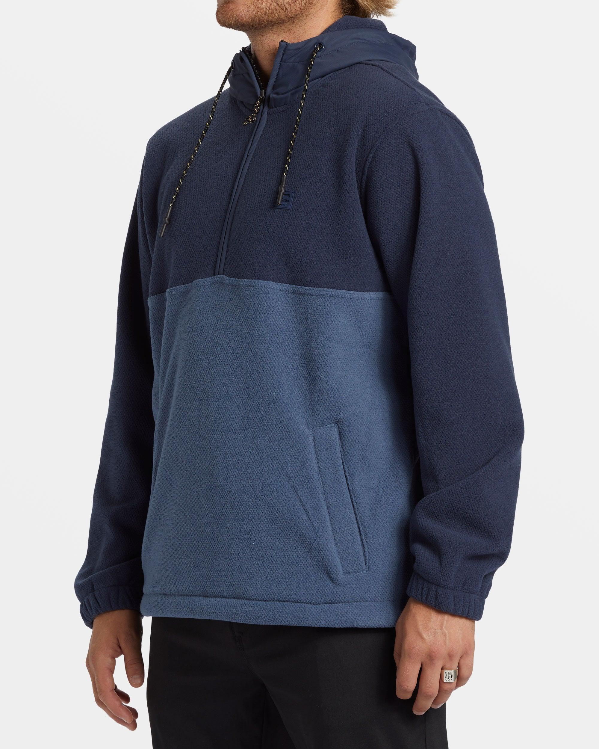 A/Div Boundary Hooded Half-Zip Pullover - Dusty Navy Male Product Image