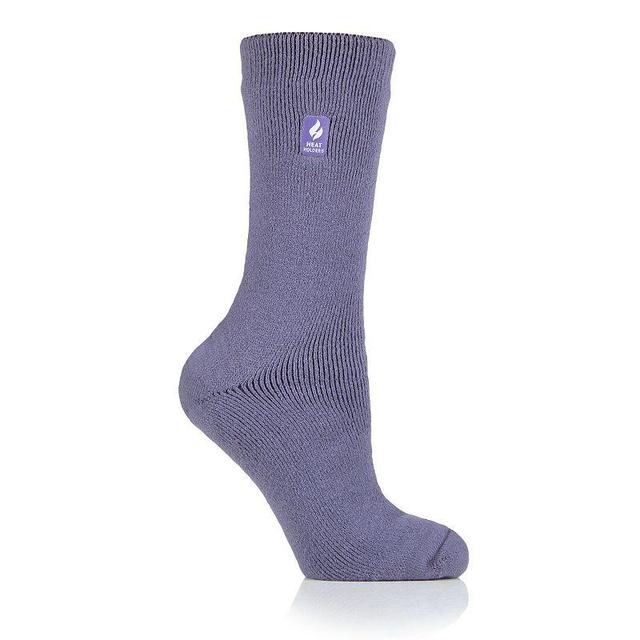 Womens Heat Holders Lite 5X Warmer Midweight Merino Wool Thermal Socks Purple Product Image