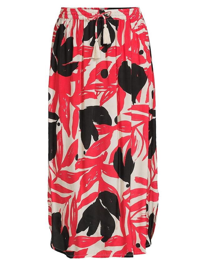 Womens Silja Printed Midi-Skirt Product Image