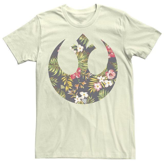 Mens Star Wars Rebel Alliance Crest Floral Fill Graphic Tee Product Image