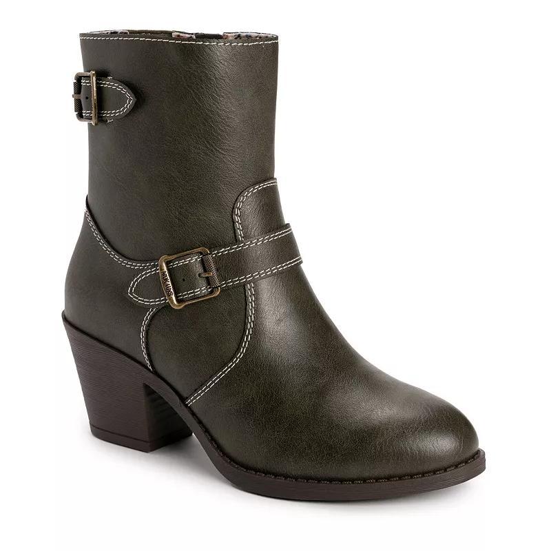 MUK LUKS Yellowstone Yeats Womens Ankle Boots Product Image