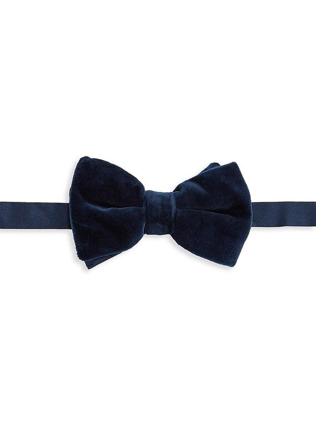 Mens Solid Velvet Bowtie Product Image