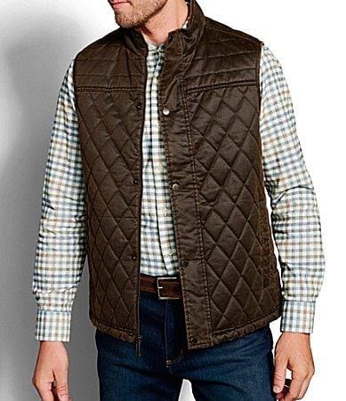 Johnston & Murphy Anitque Quilted Vest Product Image