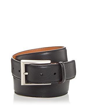 Mens Pebbled Leather Belt Product Image