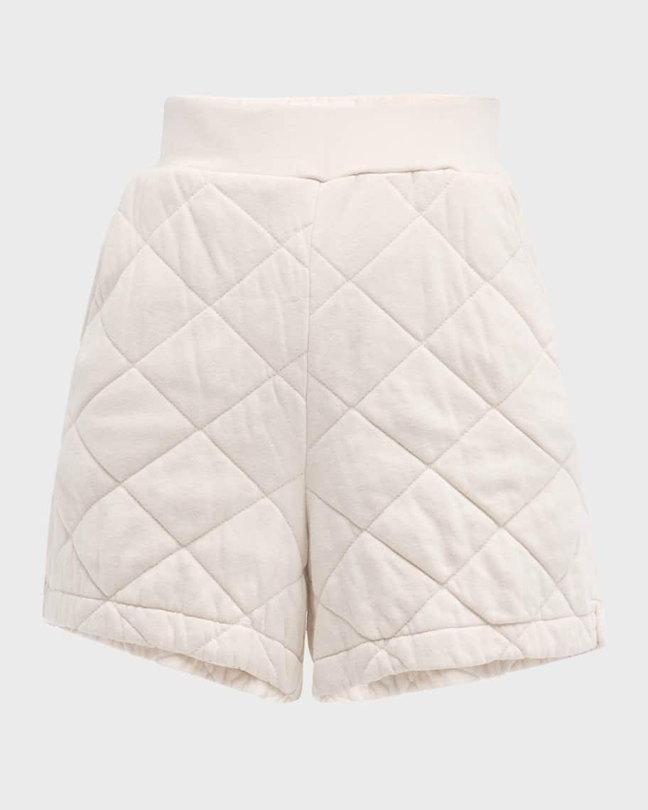 Quilted Midi Shorts  Product Image