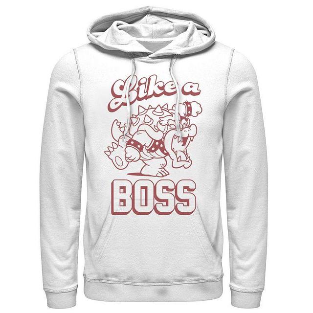 Mens Nintendo Super Mario Bowser Like A Boss Koopa King Hoodie Product Image