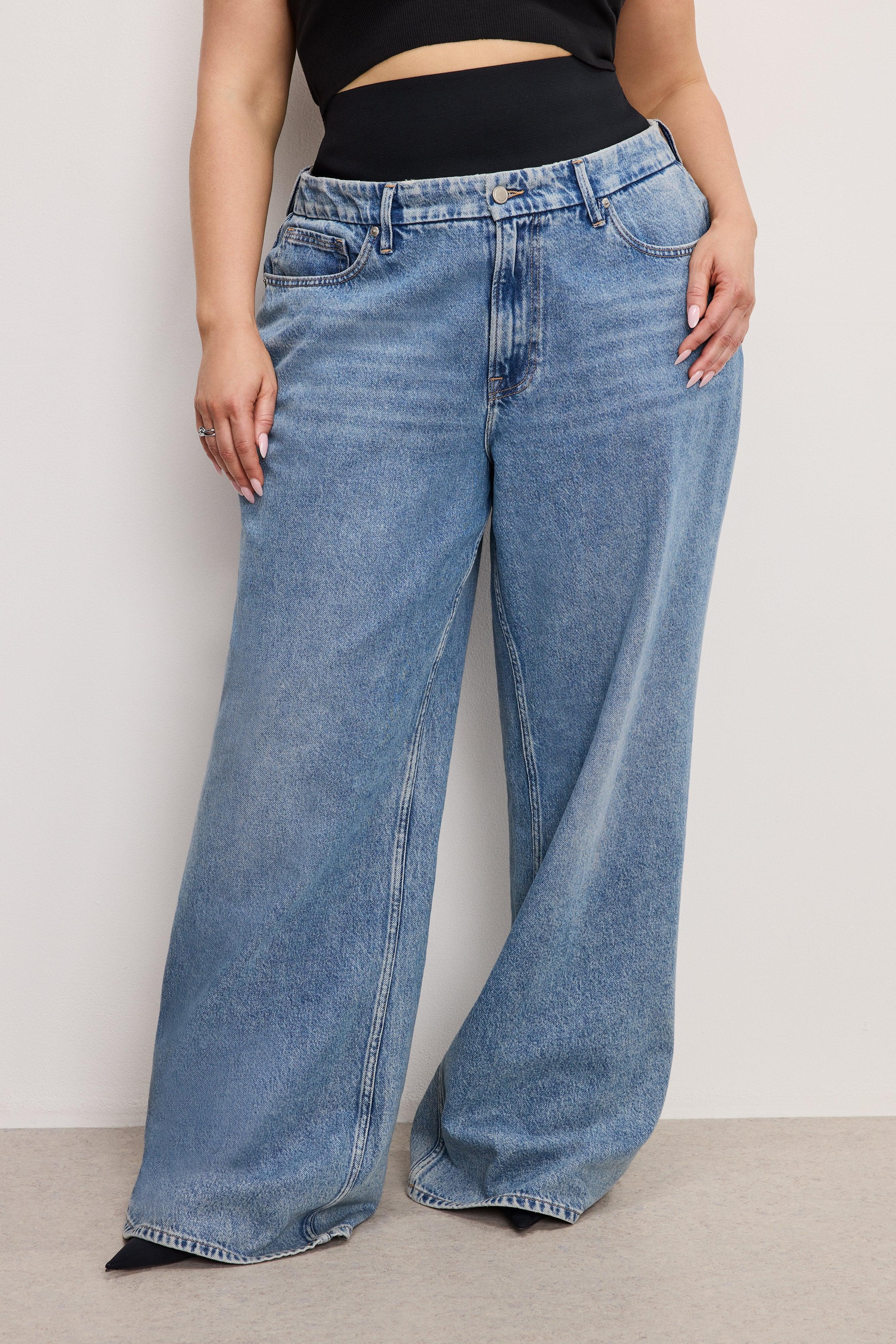 WIDE LEG SOLUTION JEANS | INDIGO739 Product Image