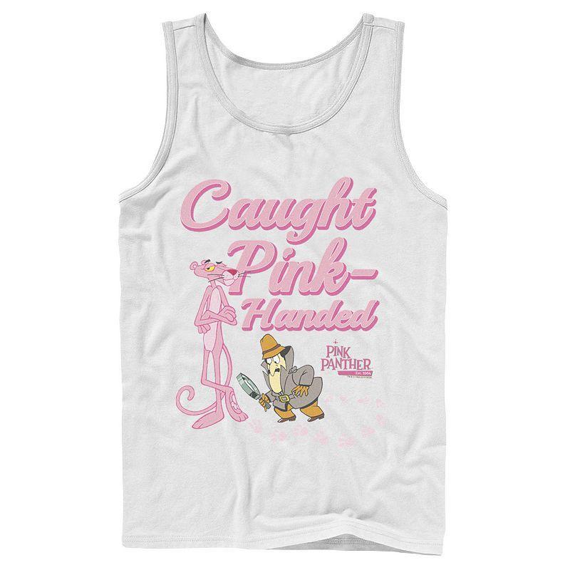 Mens Pink Panther Caught Pink-Handed Tank Top Product Image