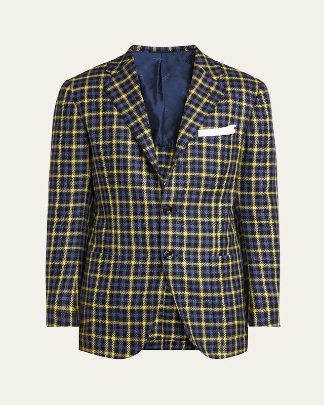 Mens Cashmere-Blend Check Sport Coat Product Image