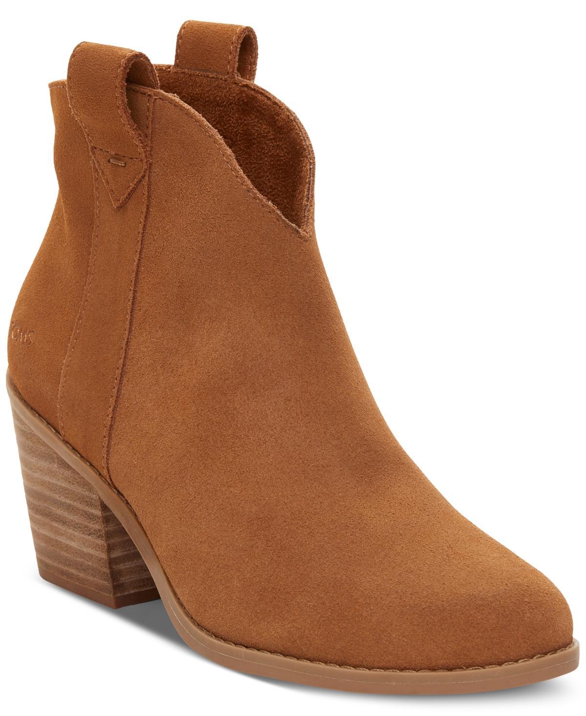 Toms Womens Constance Pull On Western Booties Product Image