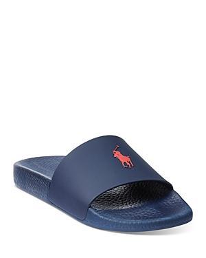 Polo Ralph Lauren Mens Logo Pool Slide Sandals Product Image