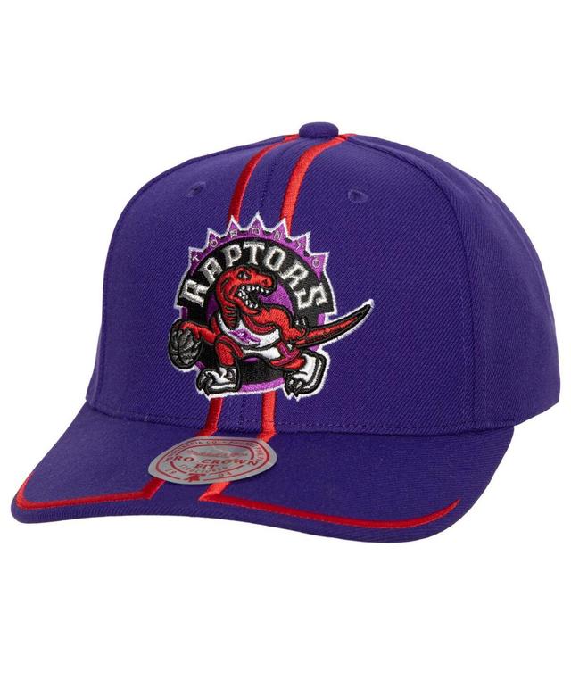 Mens Mitchell & Ness Purple Toronto Raptors Hardwood Classics 1998 NBA Draft Commemorative Adjustable Hat Product Image