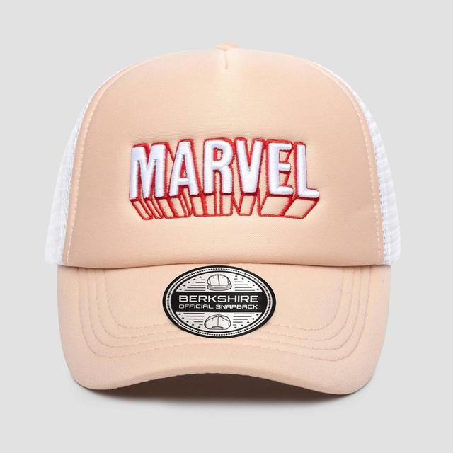 Mens Marvel Cotton Foam Trucker Baseball Hat Product Image