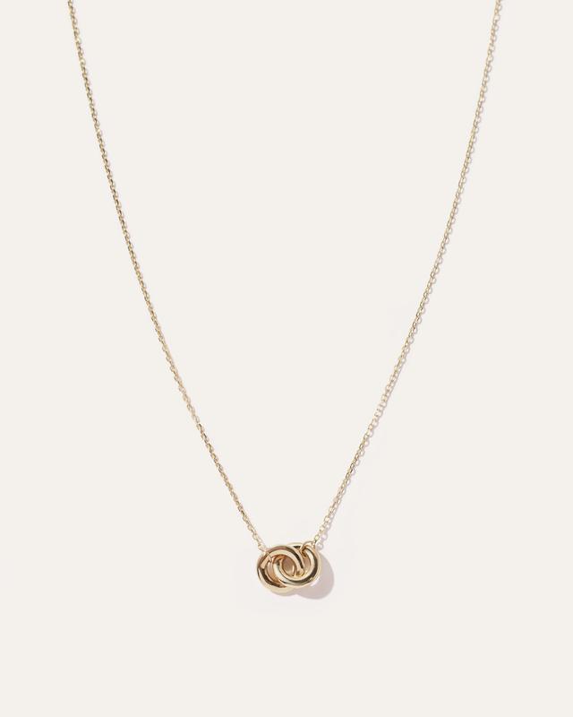 14k Gold Interlock Necklace Product Image