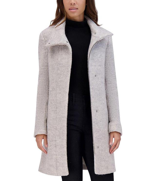 Andrew Marc Sport Verda Wool Blend Collared Walker Coat Product Image