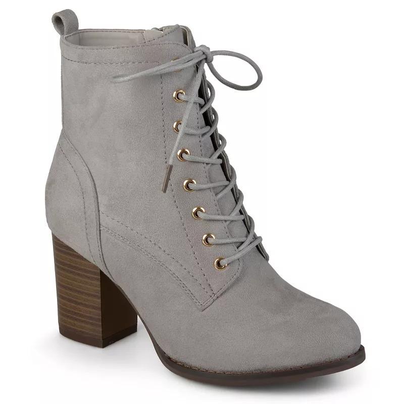 Journee Collection Baylor Womens Block Heel Ankle Boots Product Image