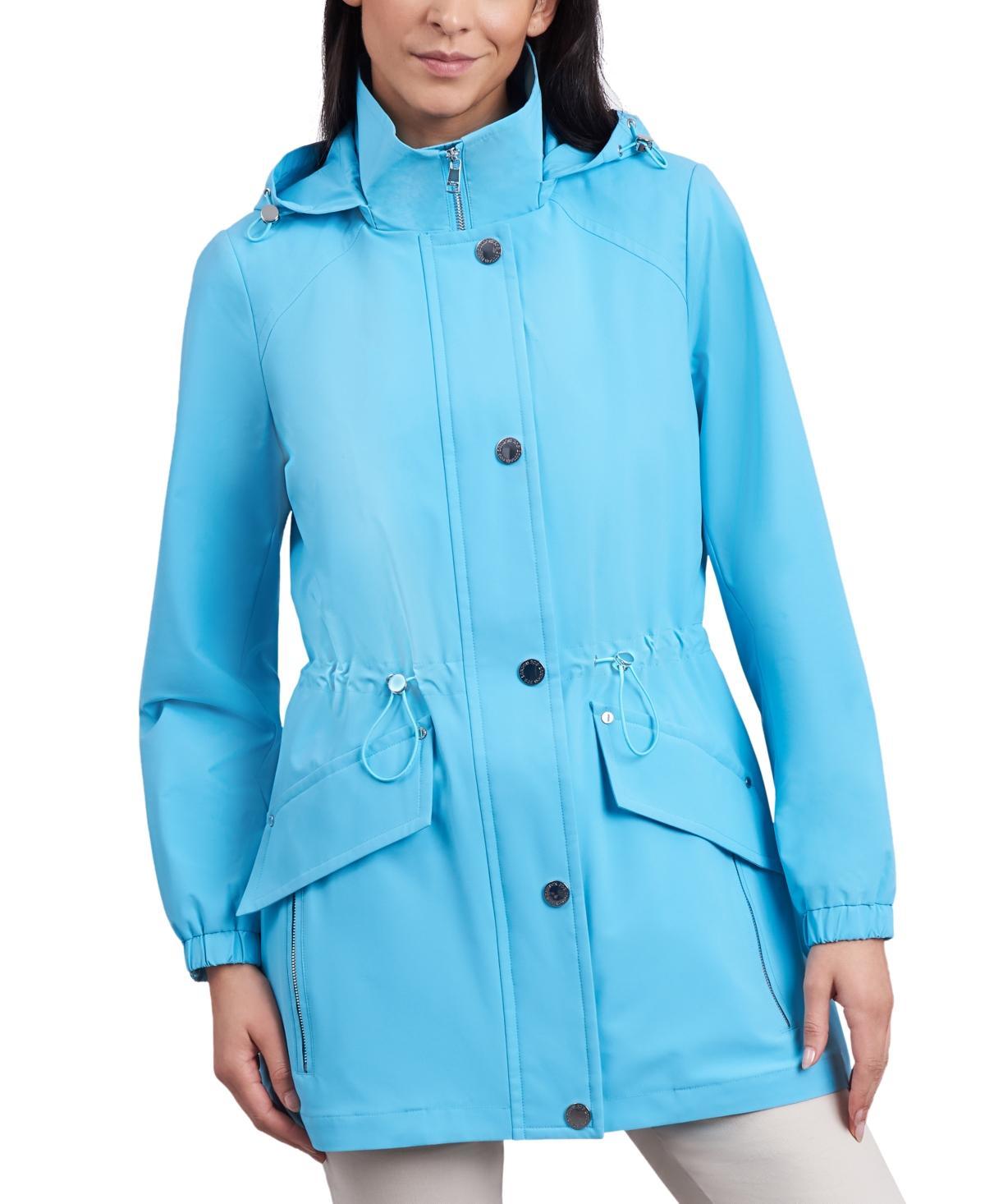 London Fog Womens Water-Resistant Hooded Anorak Coat Product Image