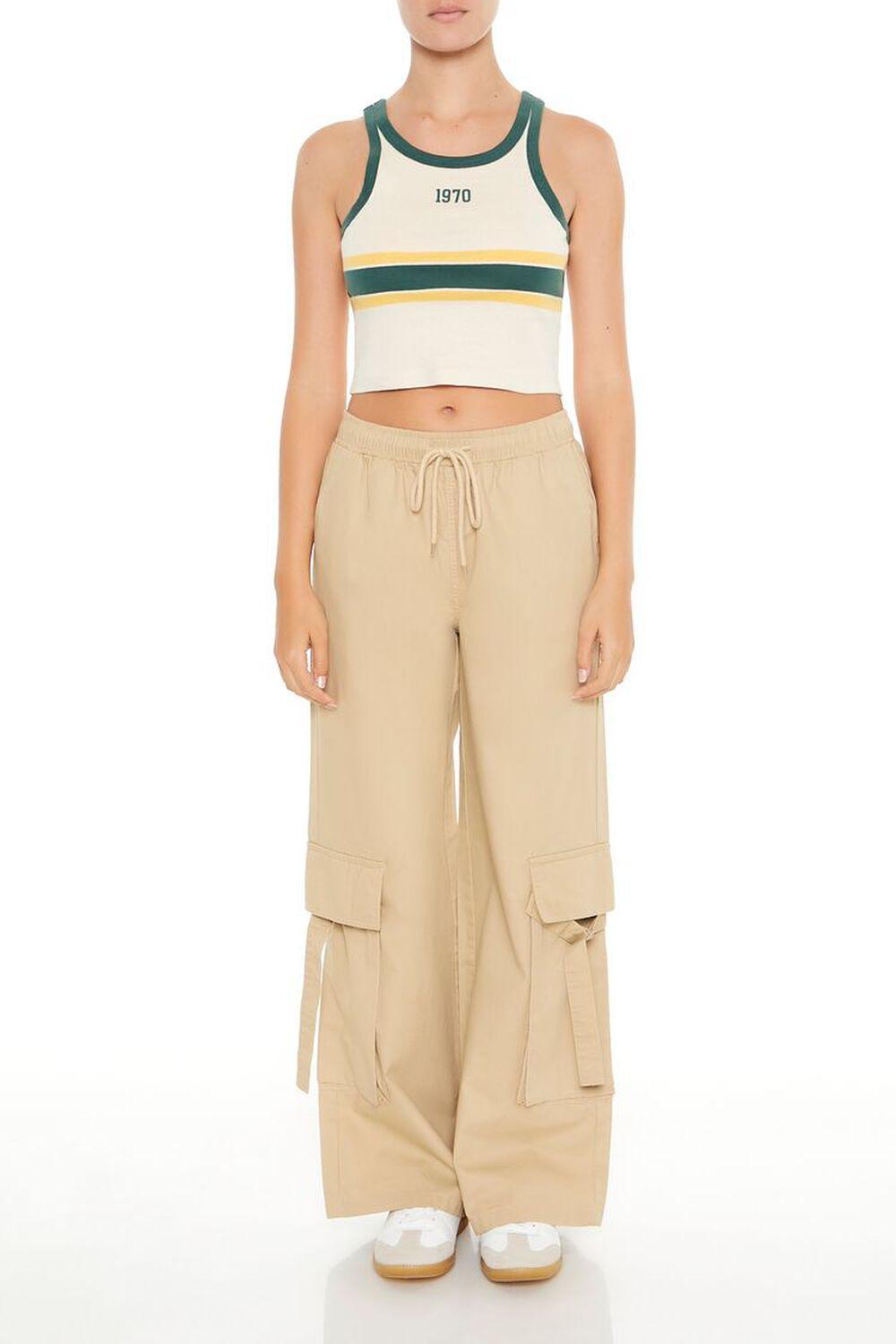 1970 Graphic Cropped Tank Top | Forever 21 Product Image