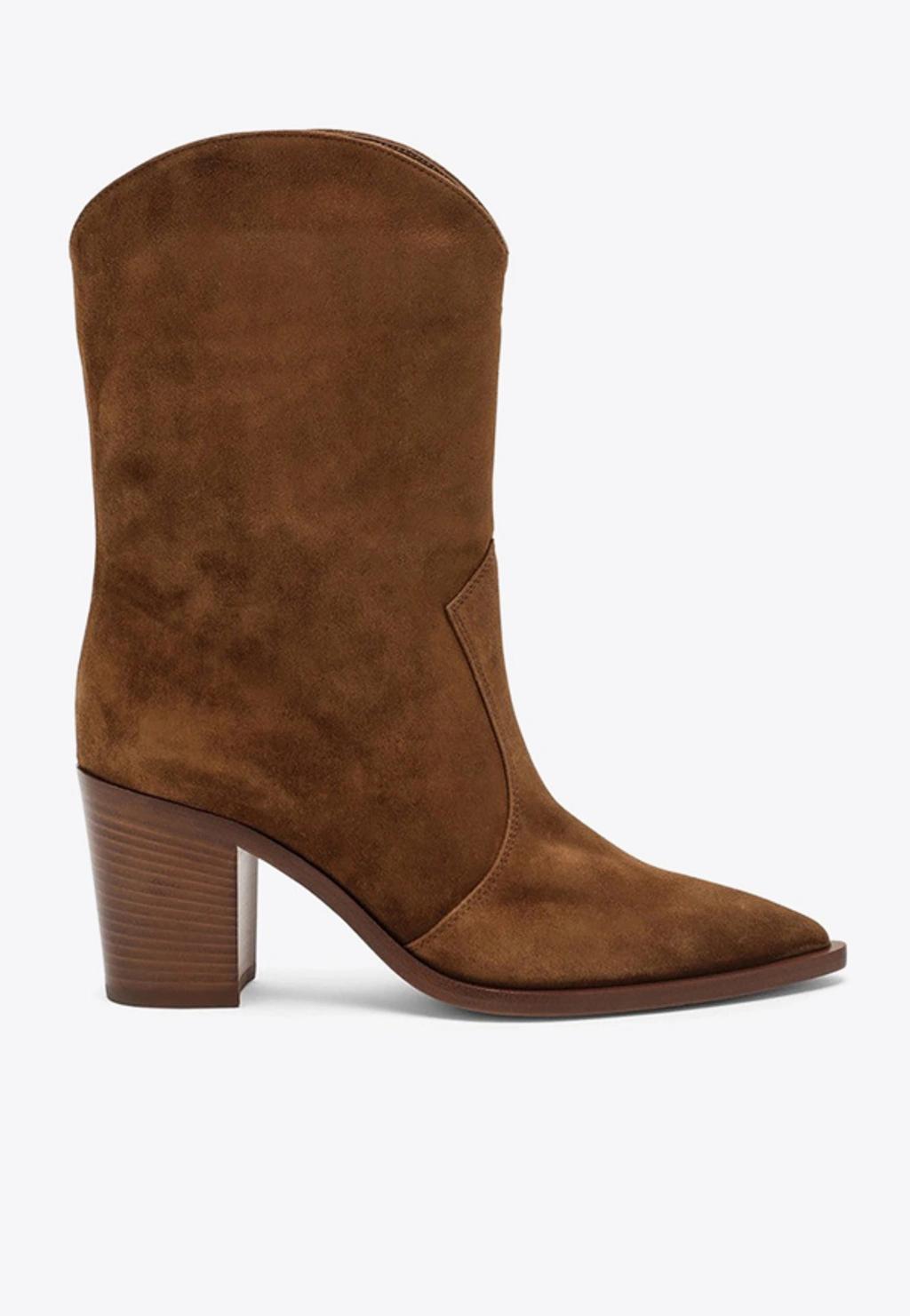 Denver Texas Suede Boot In Brown Product Image