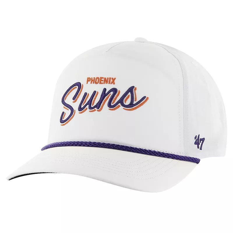 Mens 47 White Phoenix Suns Fairway Hitch brrr Adjustable Hat Product Image