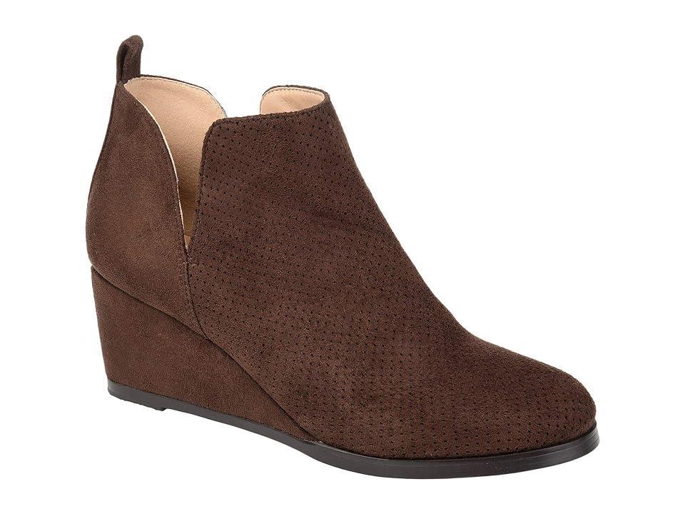 Journee Collection Mylee Womens Ankle Boots Brown Product Image