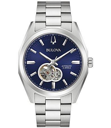 Bulova Mens Surveyor Classic Automatic Stainless Steel Bracelet Watch Product Image