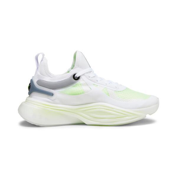 PUMA PWR NITROâ¢ Squared Women's Training Shoes in White/Speed Green Product Image