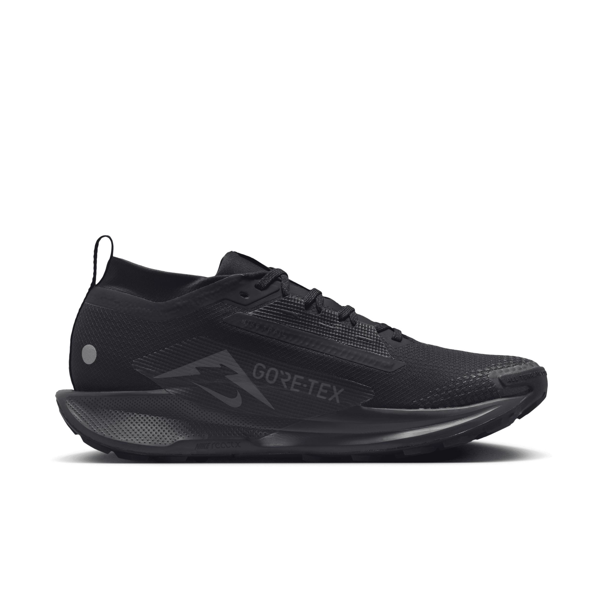 Nike Mens Reactx Pegasus Trail 5 GTX - Running Shoes Anthracite/Black/Black Product Image