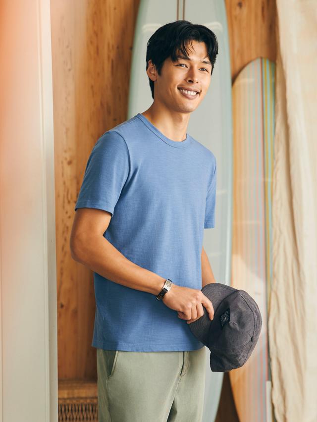 Sunwashed Tee (Tall) - Blue Horizon Male Product Image