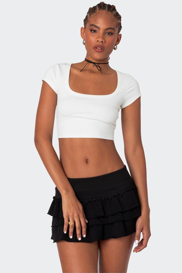 Ricki Cropped T Shirt Product Image