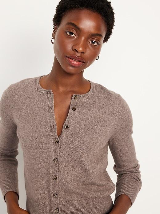 SoSoft Crop Cardigan Sweater Product Image