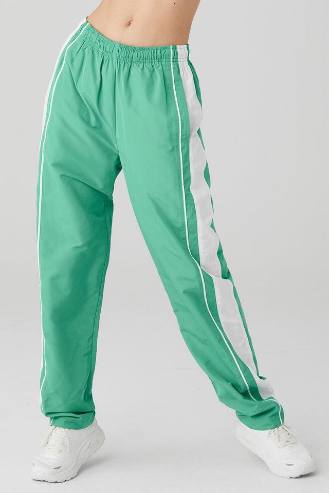 Racetrack Pant - Lettuce/White Female Product Image