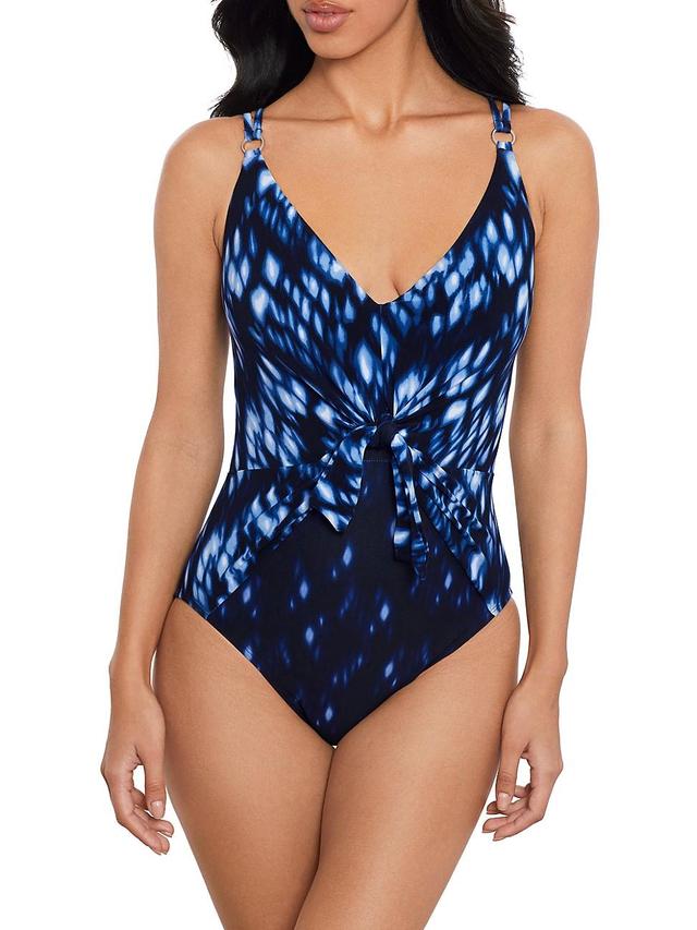 Womens Indio Saki Tie-Waist One-Piece Swimsuit Product Image