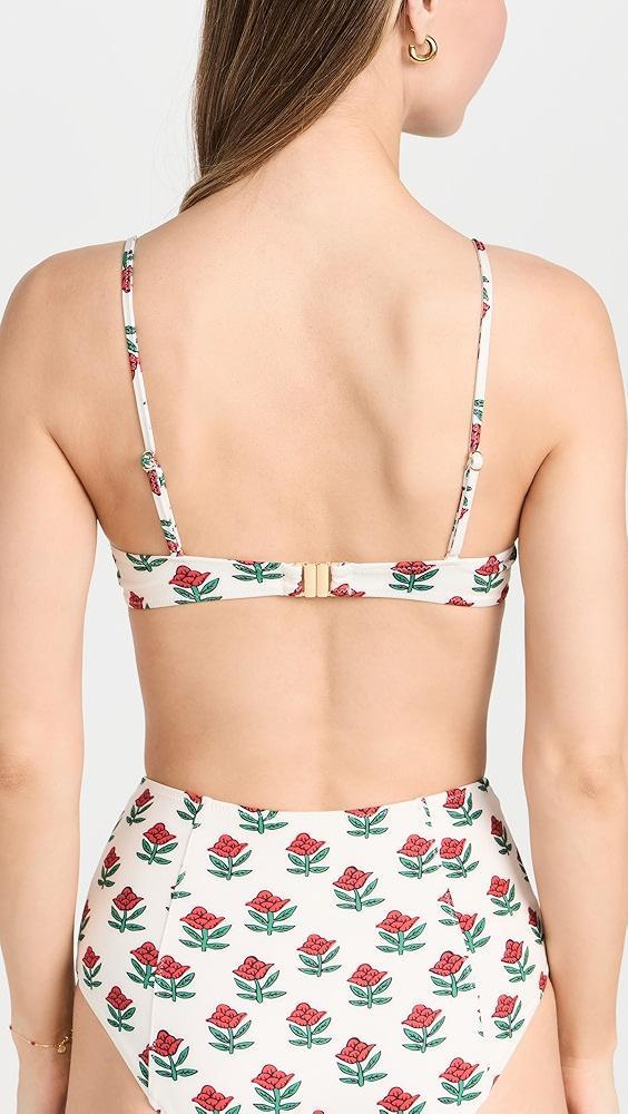 RHODE Divya Bikini Top | Shopbop Product Image