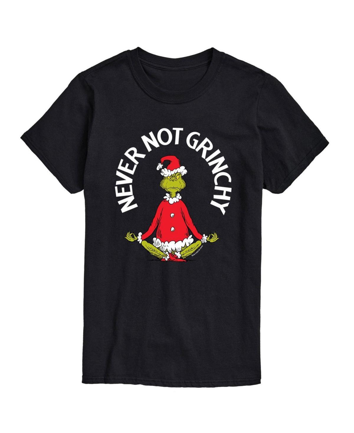 Airwaves Mens Dr. Seuss The Grinch Never Not Grinchy Graphic T-shirt Product Image