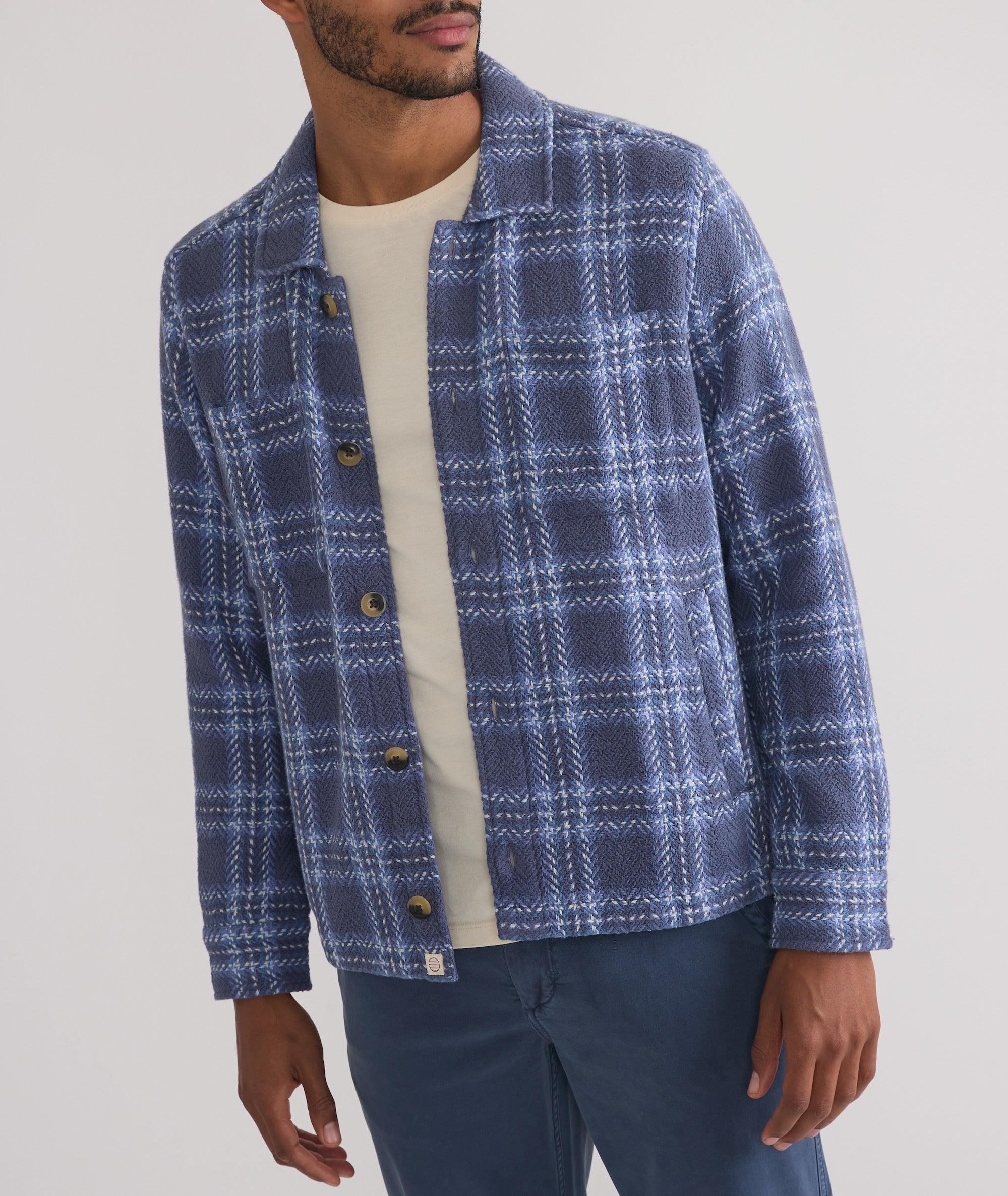 Textured Herringbone Overshirt Product Image