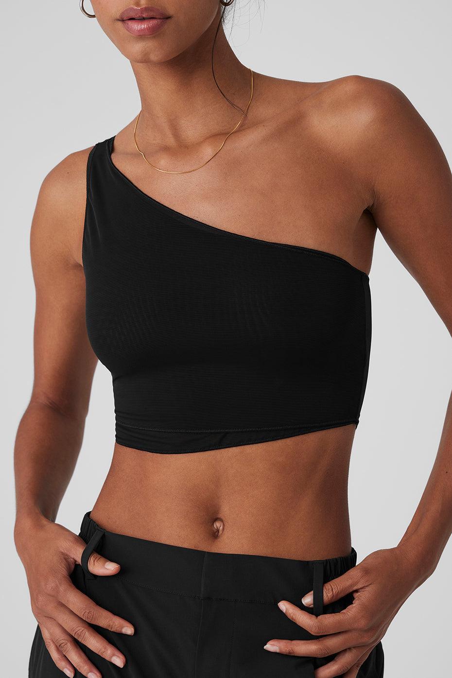 Mesh Sheer Illusion Tank - Black Female Product Image