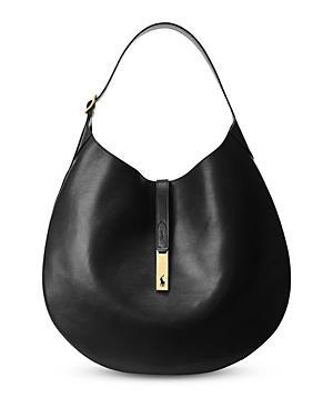 Womens Large Polo ID Leather Shoulder Bag Product Image