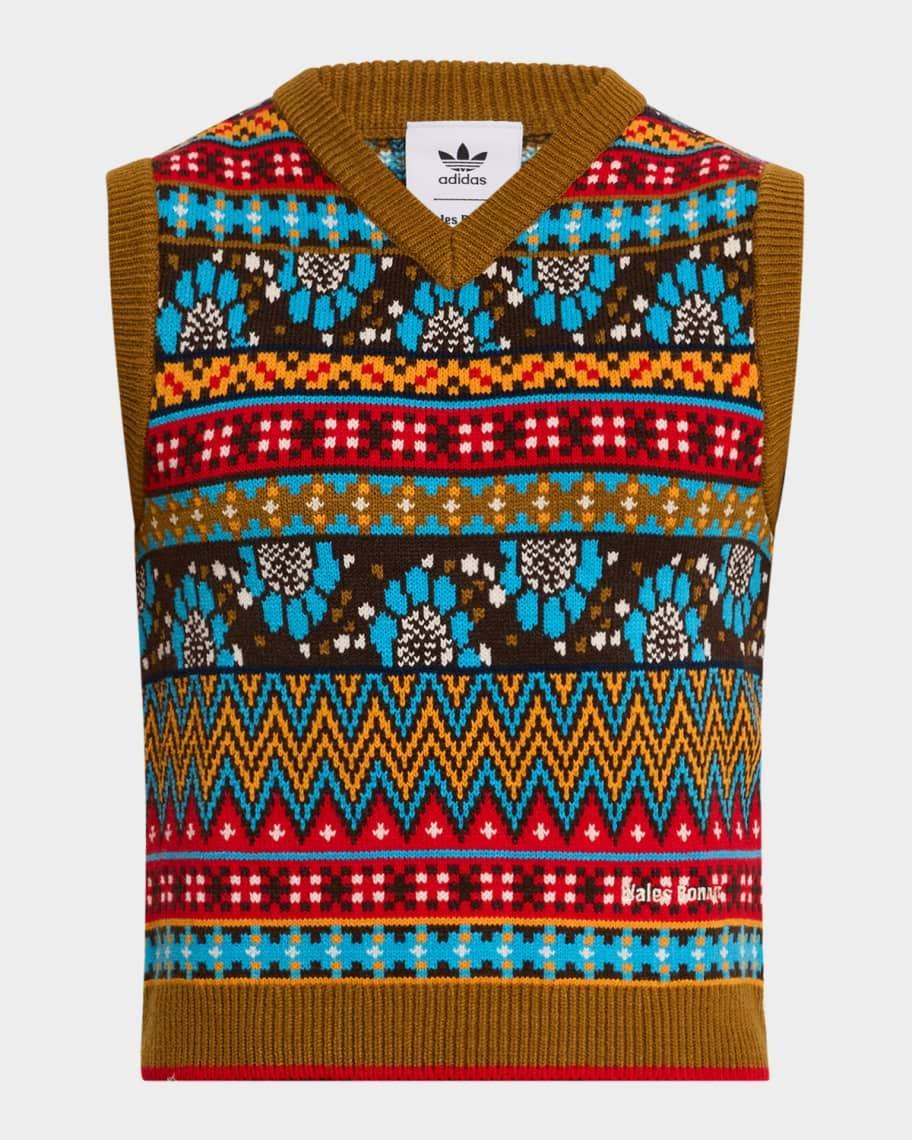 Mens adidas x Wales Bonner Knit Sweater Vest Product Image