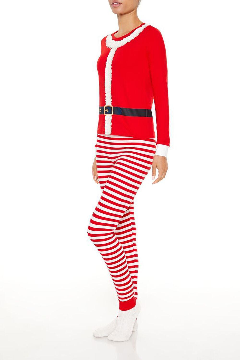 Santa Top & Pants Pajama Set | Forever 21 Product Image