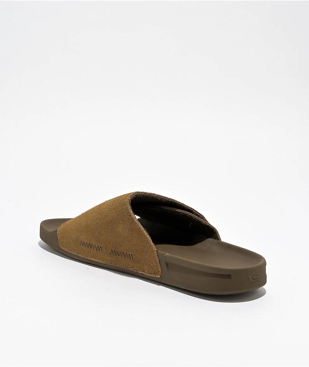 Quiksilver Rivi Brown Adjustable Slide Sandals Product Image