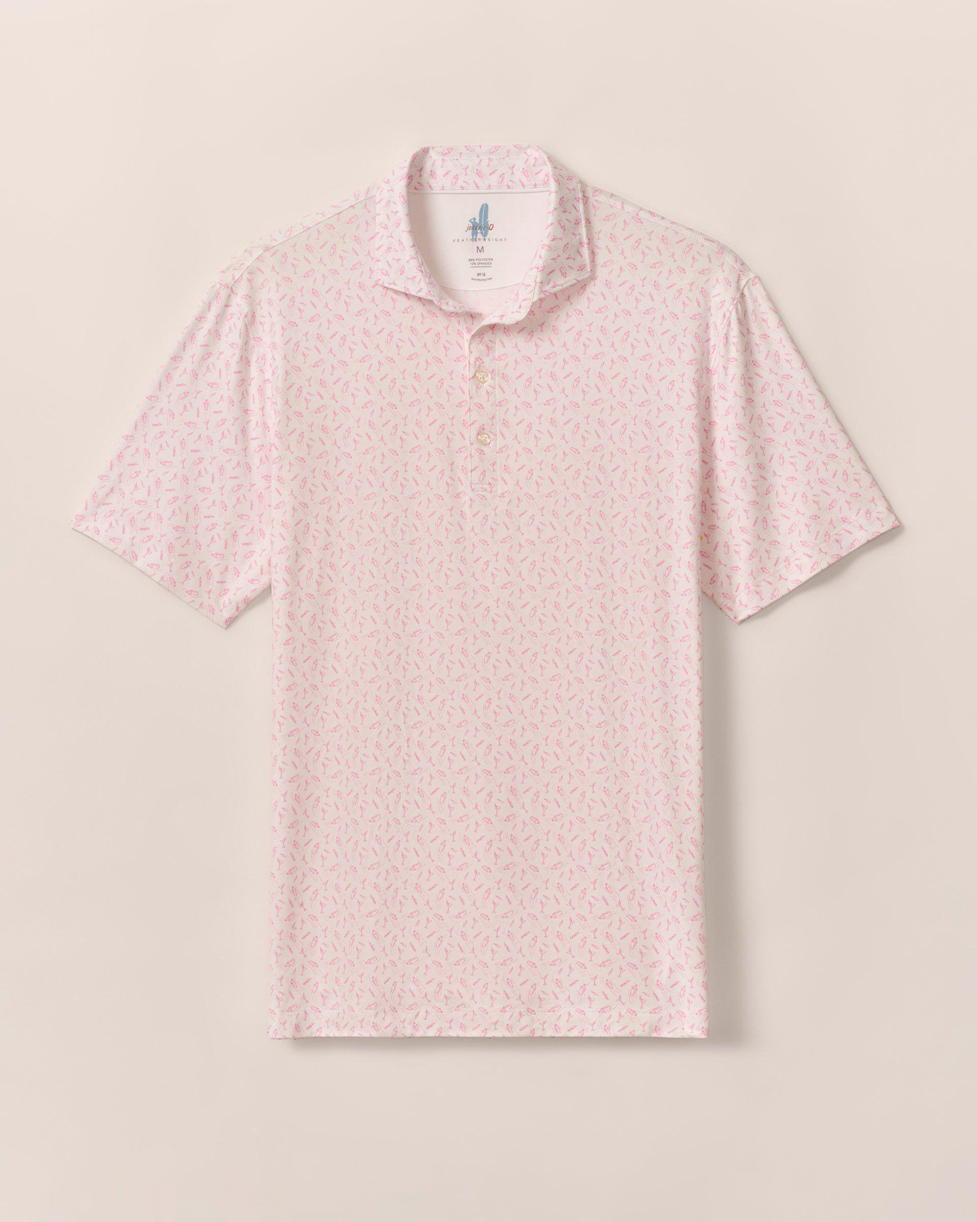 johnnie-O Featherweight Performance Polo - Tini Print Product Image