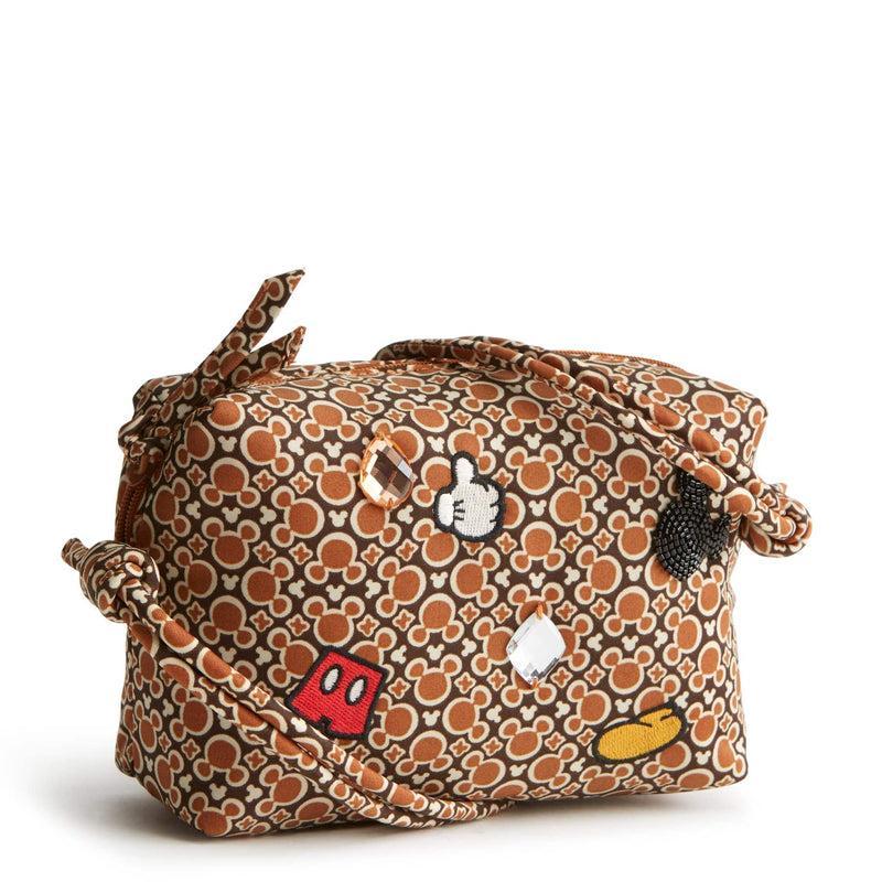 Vera Bradley Disney Blake Crossbody Bags Women in Mickey Mouse Icons Brown/Black Product Image