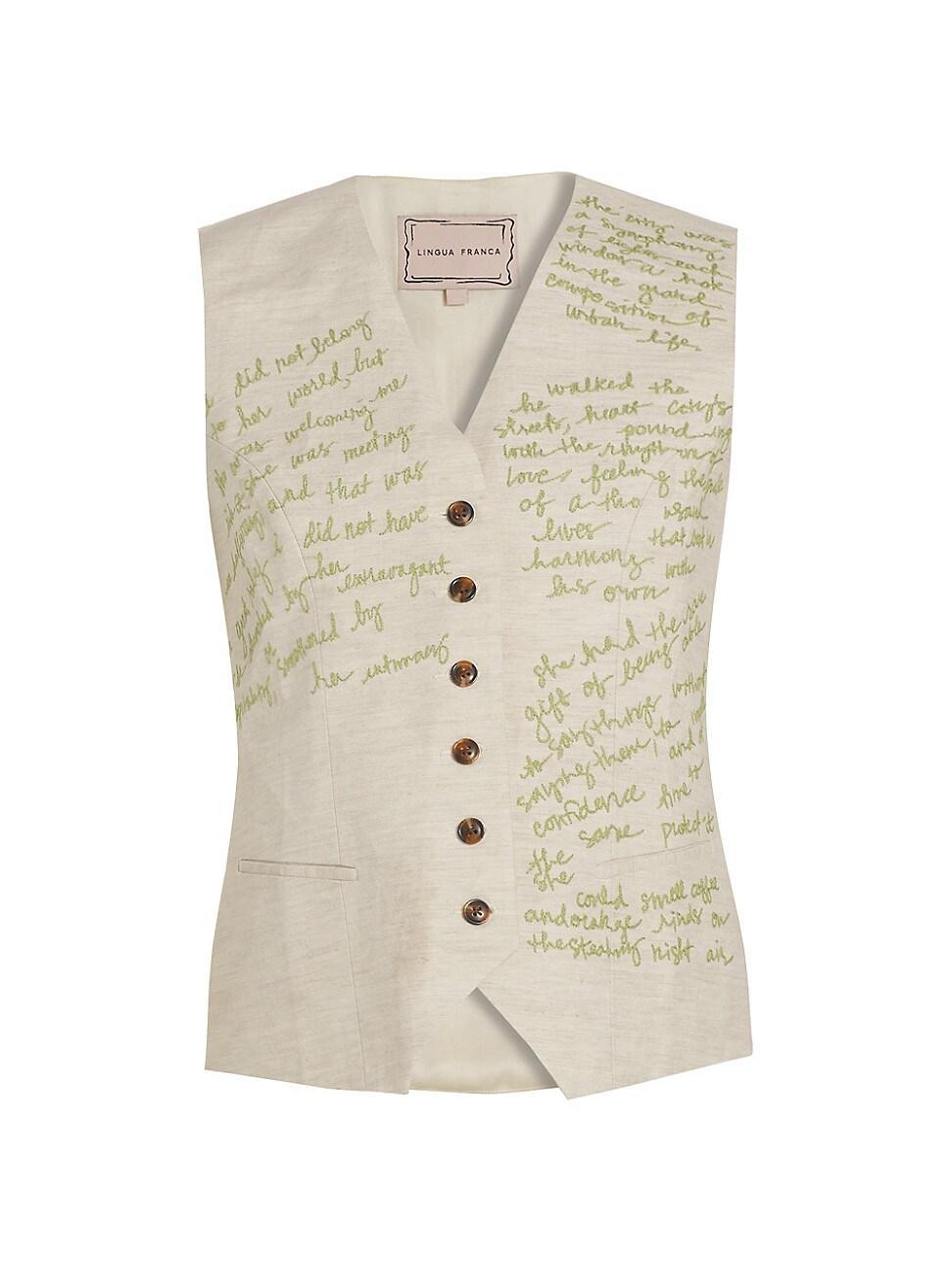 Womens Waverly Embroidered Vest Product Image