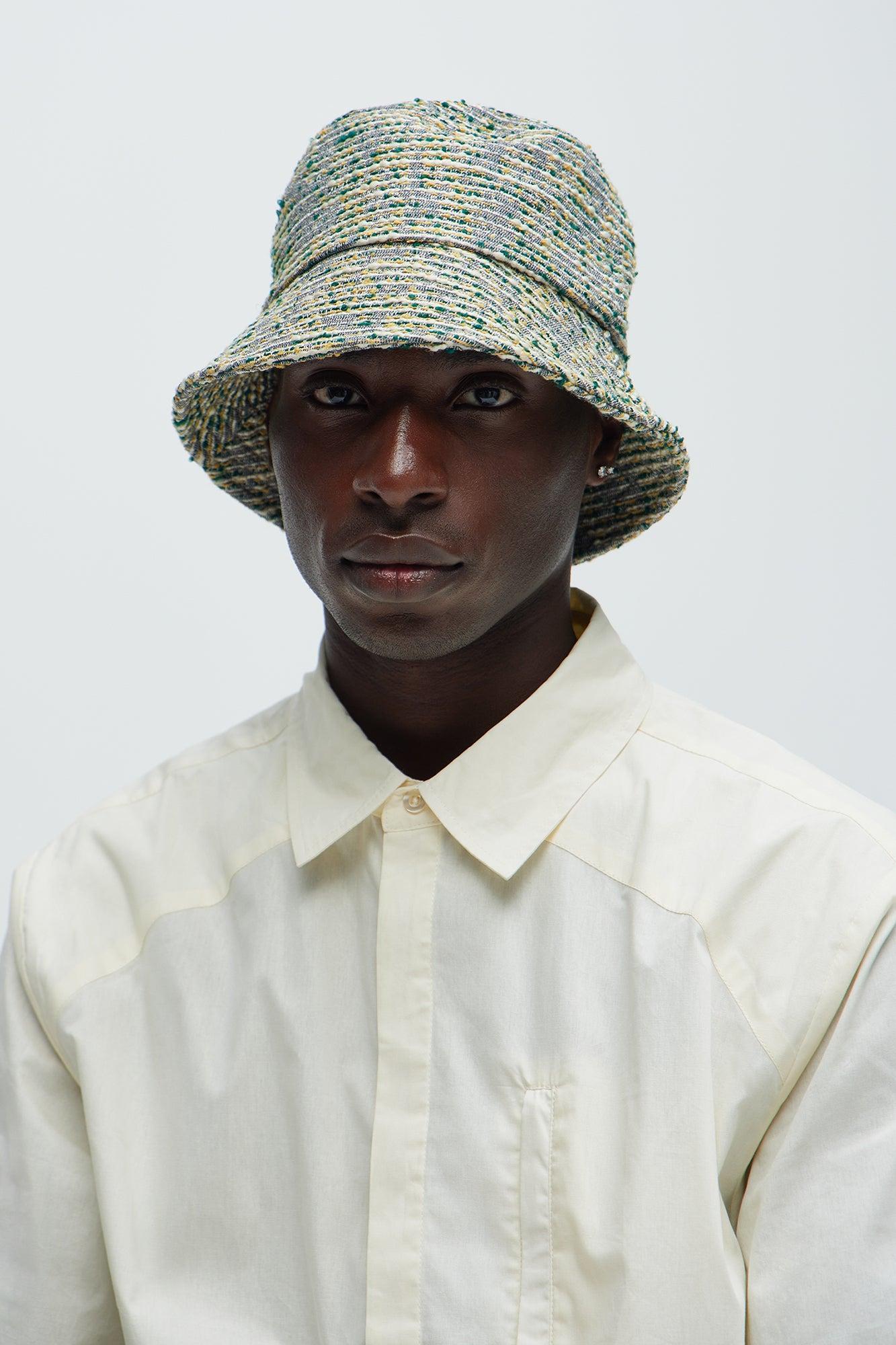 Mojave Boucle Bucket Hat - Green Product Image