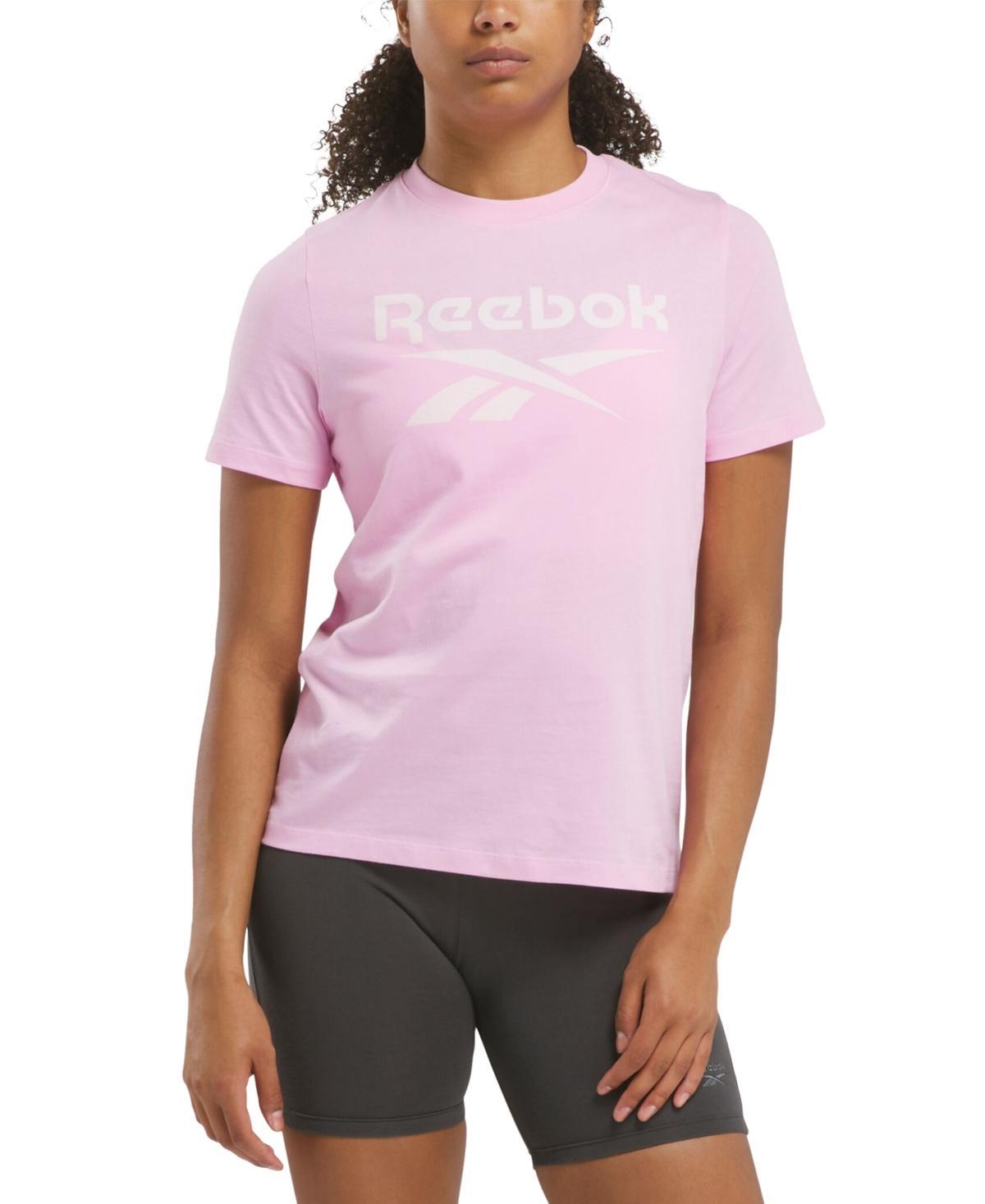 Reebok Womens Identity Cotton Big Logo T-Shirt Product Image