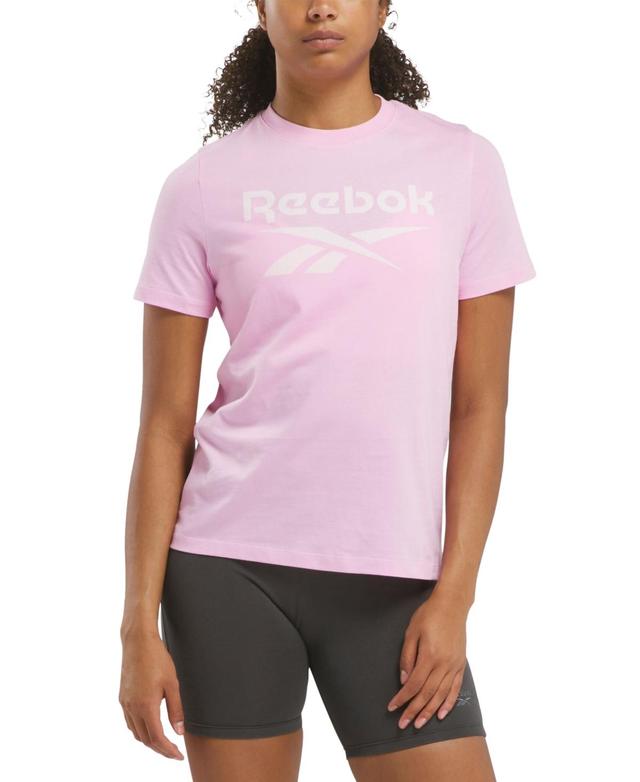 Reebok Womens Identity Cotton Big Logo T-Shirt Product Image