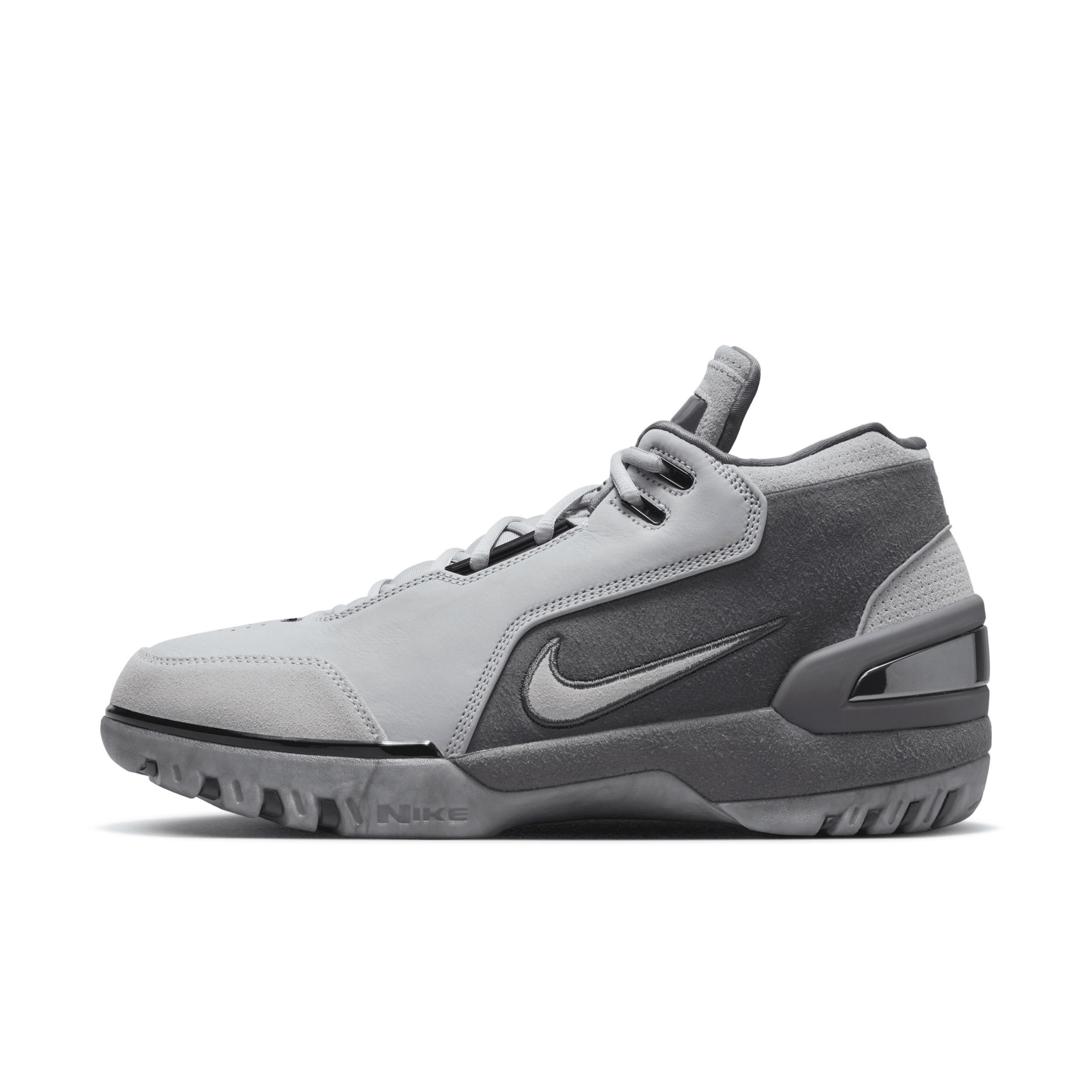 Nike Mens Lebron James Air Zoom Generation 1 - Shoes Grey/Black Product Image